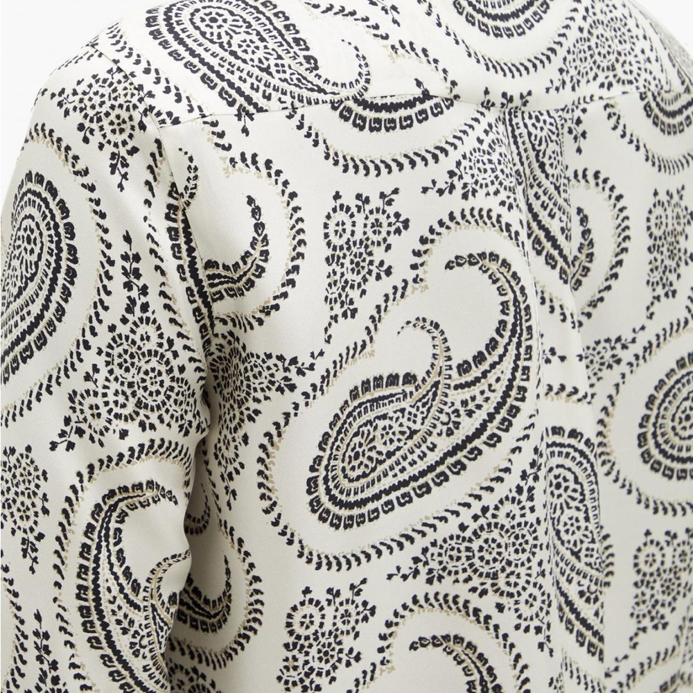 Authentic Etro 100% Silk, Button-Down, Long-Sleev… - image 4